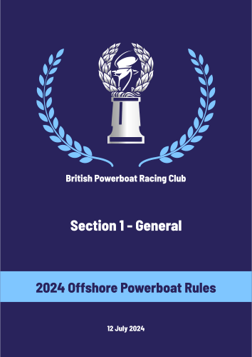 British Powerboat Racing Club Rules - General