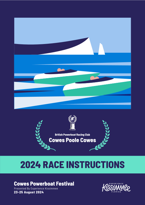 Race Instructions 2024 Cowes Poole Cowes Race